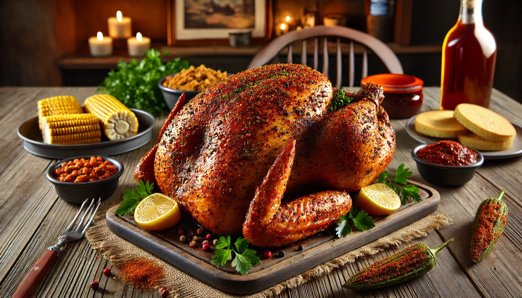 Louisiana-Style Cajun Turkey, Inspired by Popeye’s Renowned Recipe